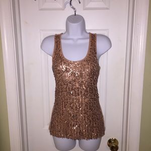 🍑 Apt. 9 Sequined tank top